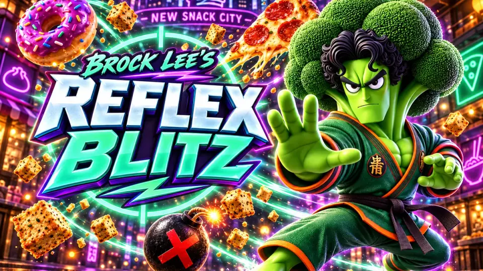 Brock Lee’s Reflex Blitz title art